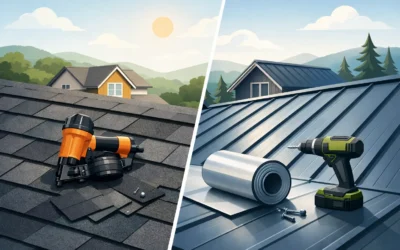 Asphalt Shingles vs Metal Roofing