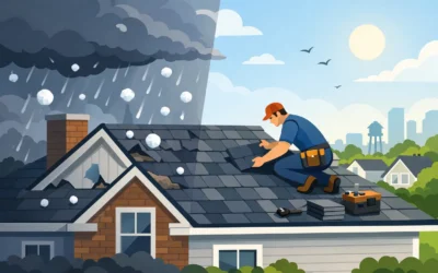 Hail Damaged Roof Repair for North Texas Homes