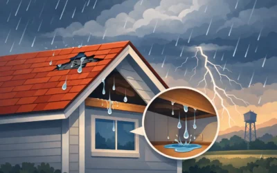 What Causes Roof Leaks After Rain in North Texas?