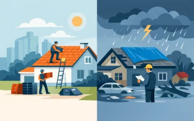 Retail Roofing Versus Insurance Restoration