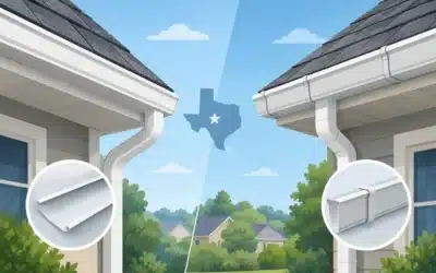 Seamless Versus Sectional Gutters for Texas Homes